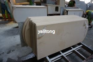 Mutfak tezgahı ve Banyo Vanity Tops (YLT-#2606) bej yapay Quartz