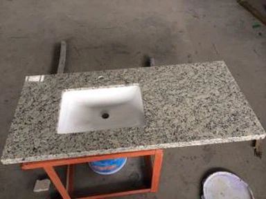 Granit Makyaj Üstü Lavabo İle