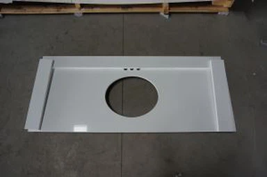 Beyaz Kuvars Taş Vanity Top