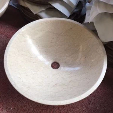 Güneşli Sarı Mermer Lavabo Banyo